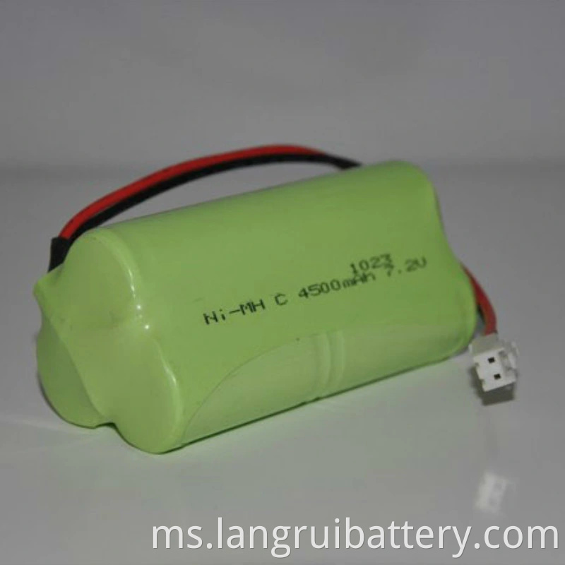 Saiz D yang boleh dicas semula 12V 4500mAh Ni-MH Battery Pack untuk alat kuasa